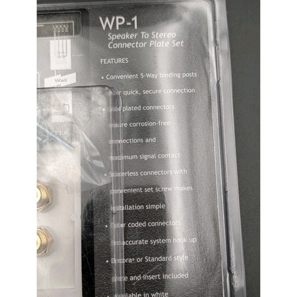 HiFiWorks HFW WP-1 Speaker to Stereo Connector Plate Good Plated For 1 Speaker - Picture 7 of 8